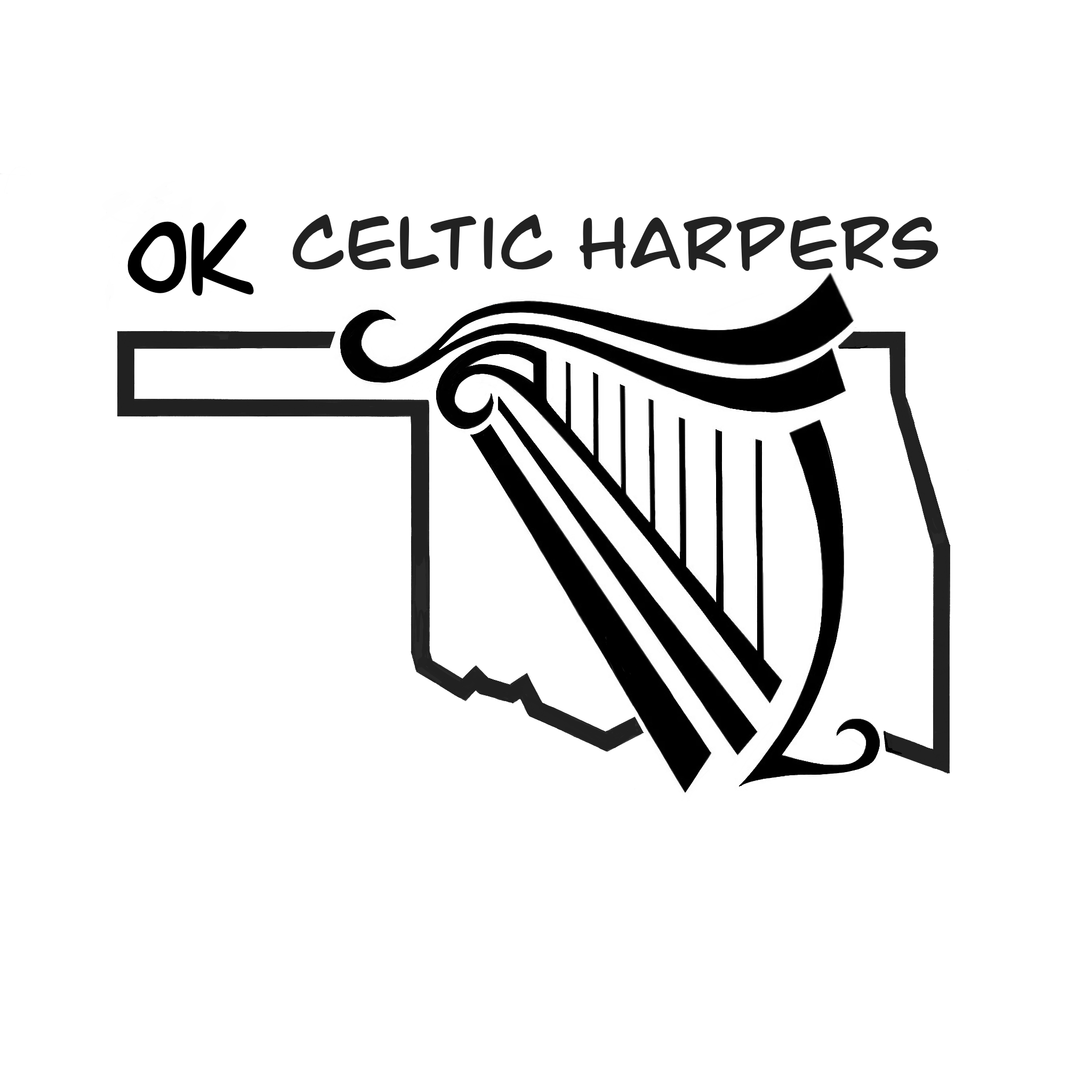Oklahoma Celtic Harpers performance or community gathering